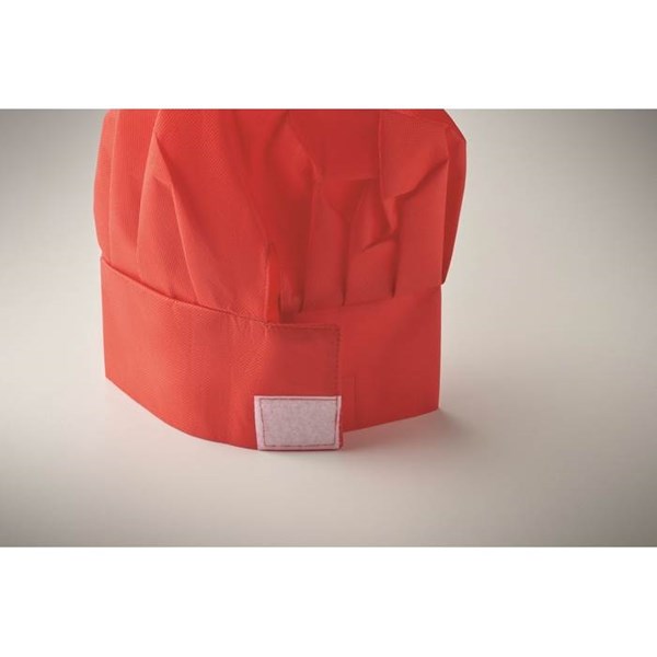 Obrázky: Detská kuchárska netkaná sada, červená, Obrázok 4