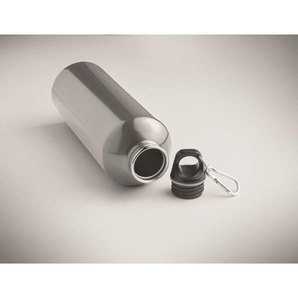 Obrázky: Jednostenná nerez fľaša 1l, strieborná matná, Obrázok 5