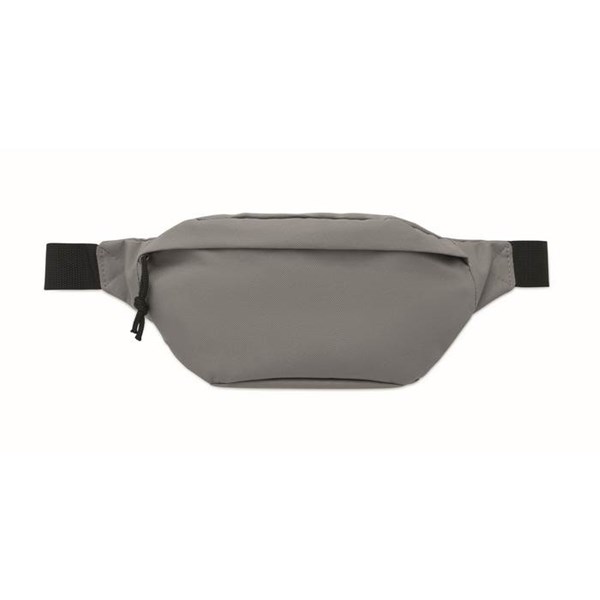 Obrázky: Ľadvinka zo 600D RPET, šedá, Obrázok 2