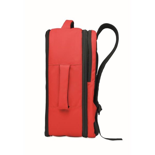 Obrázky: Prirúčný kabínový ruksak, červená, Obrázok 15