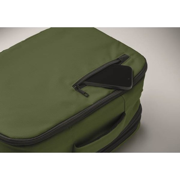 Obrázky: Prirúčný kabínový ruksak, zelená, Obrázok 6