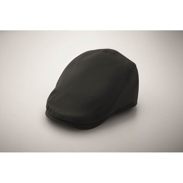 Obrázky: Bavlnená bekovka s kovovou prackou, čierna, Obrázok 7