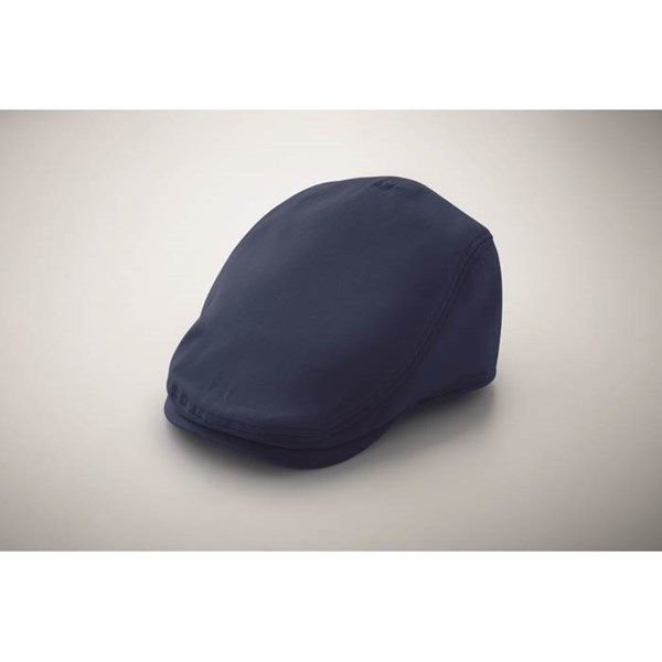 Obrázky: Bavlnená bekovka s kovovou prackou, modrá, Obrázok 7