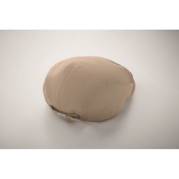 Obrázky: Bavlnená bekovka s kovovou prackou, béžová, Obrázok 9