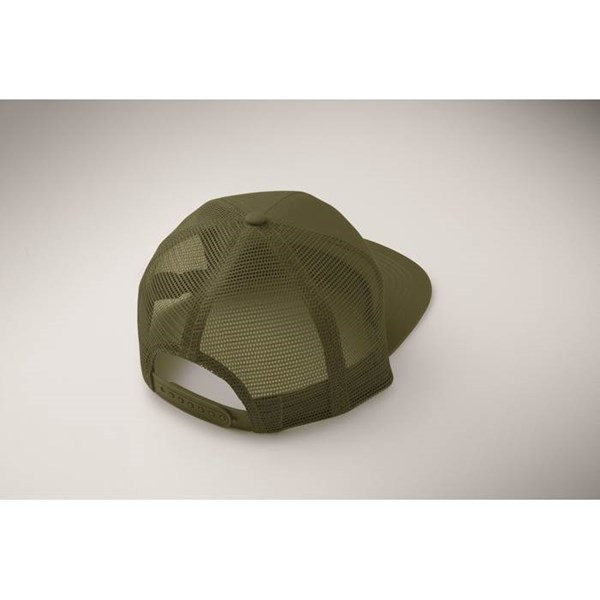 Obrázky: 7panel. šiltovka, plochý šilt, zelená, Obrázok 6