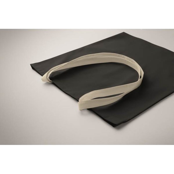 Obrázky: Bavlnená nákup. taška 140g, čierna, Obrázok 3