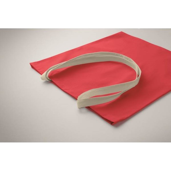 Obrázky: Bavlnená nákup. taška 140g, červená, Obrázok 3