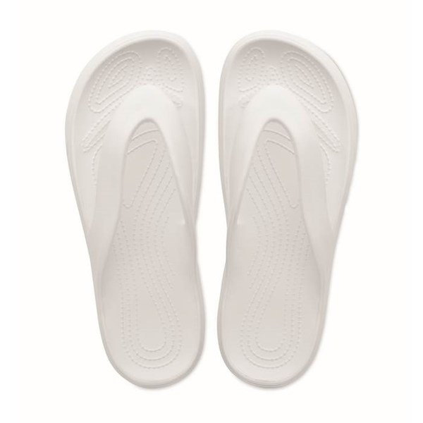 Obrázky: Šľapky/žabky, materiál EVA-veľkosť 38/39, biela, Obrázok 2