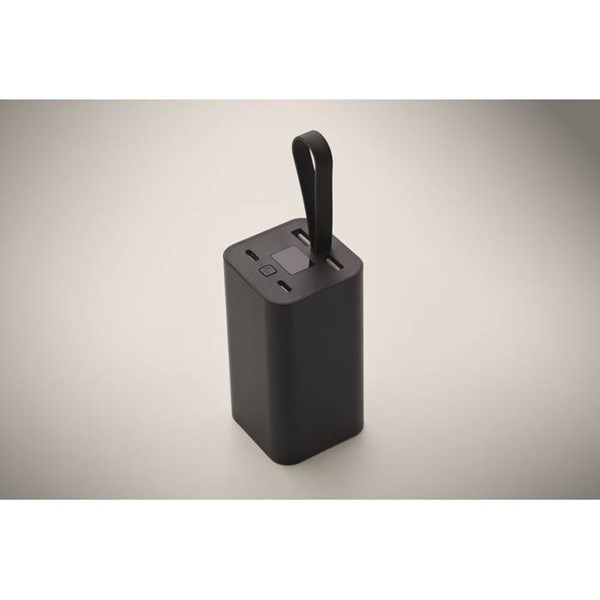 Obrázky: Čierna rýchlonabíj. hliník. powerbanka 20.000 mAh, Obrázok 3