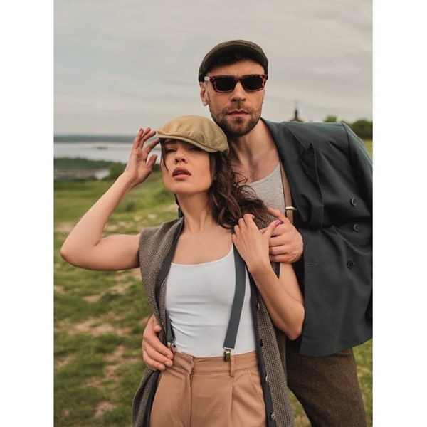 Obrázky: Bekovka vo farbe melange z polyesteru 335g, khaki, Obrázok 5