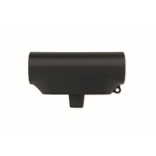 Obrázky: Čierna ABS powerbanka 5000mAh, funkcia stojanu, Obrázok 4