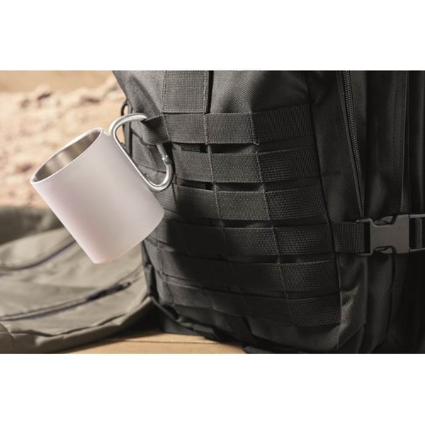 Obrázky: Outdoorový 50l ruksak 600D RPET, čierny, Obrázok 17