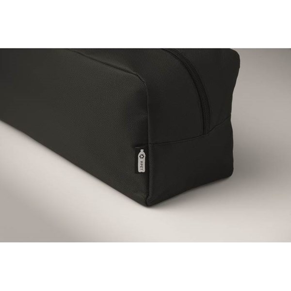 Obrázky: Čierna taška na obuv z 600D RPET, Obrázok 4