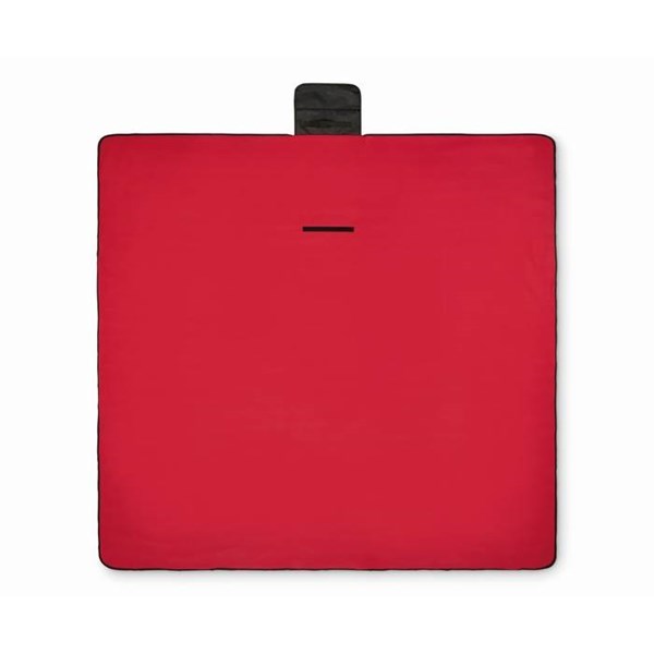 Obrázky: Pikniková deka z polar flísu, červená, Obrázok 3