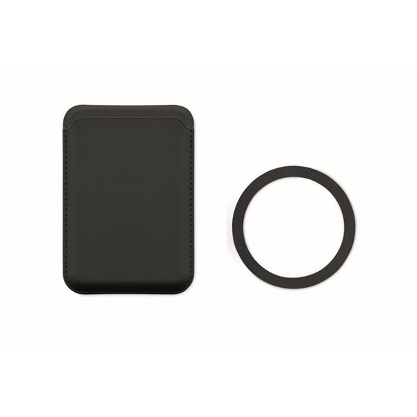 Obrázky: Čierne magnetické puzdro na karty so stojanom, Obrázok 14