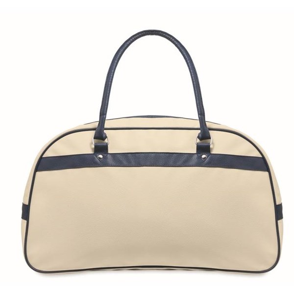 Obrázky: Športová taška z PU, béžová, Obrázok 3