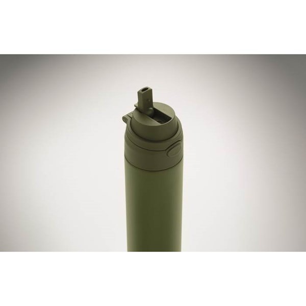 Obrázky: Dvojstenná nerez. fľaša 500 ml, tmavozelená, Obrázok 6