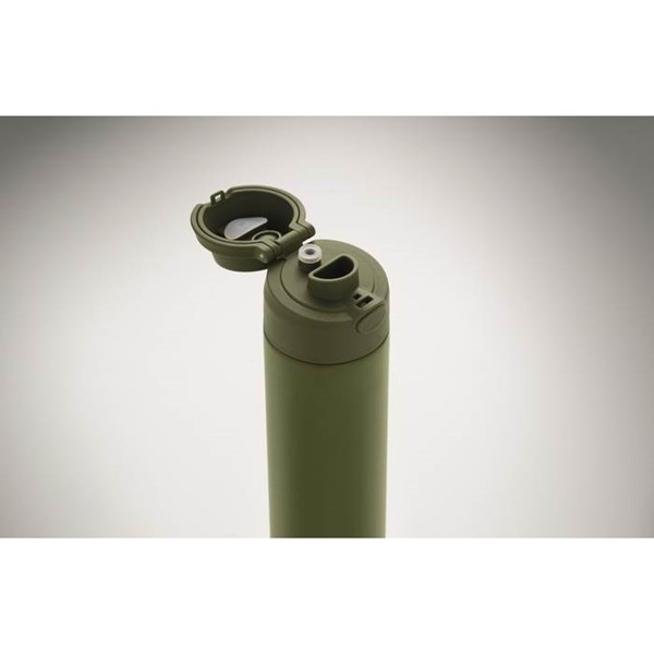 Obrázky: Dvojstenná nerez. fľaša 500 ml, tmavozelená, Obrázok 7