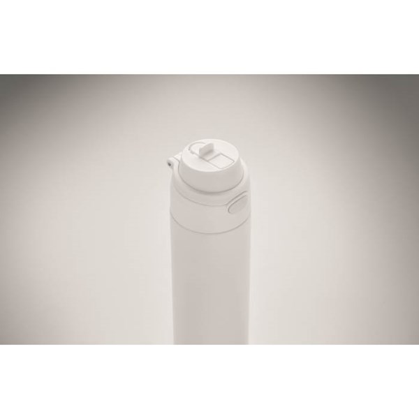 Obrázky: Jednostenná nerez. fľaša 650ml, biela, Obrázok 6