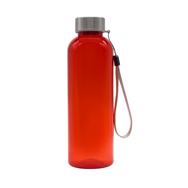 Obrázky: Fľaša  z RPET 500 ml, červená