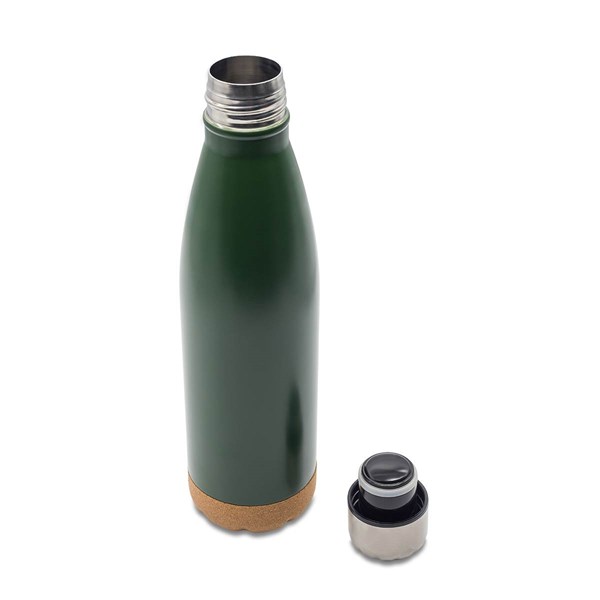 Obrázky: Zelená termoska 500 ml s korkovým dnom, Obrázok 2