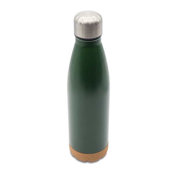 Obrázky: Zelená termoska 500 ml s korkovým dnom, Obrázok 3