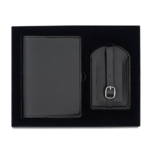 Obrázky: Cestovná darčeková sada, čierna