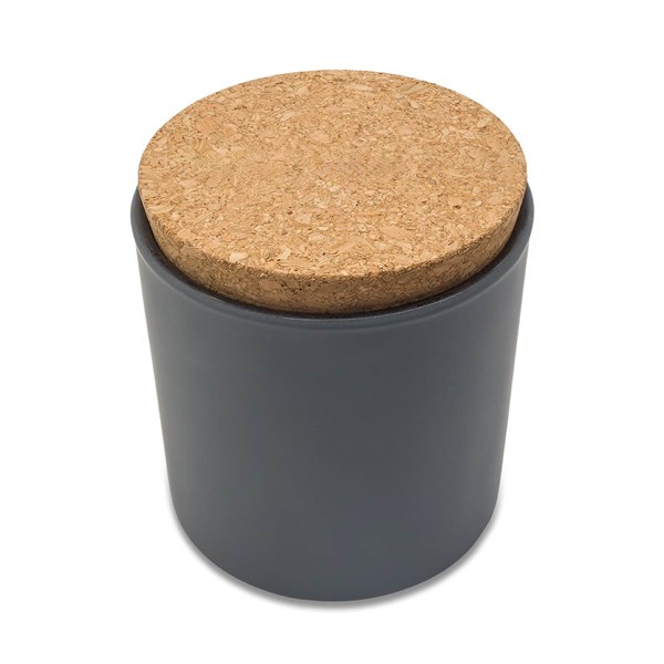 Obrázky: Vonná sviečka v skle, šedá, Obrázok 2