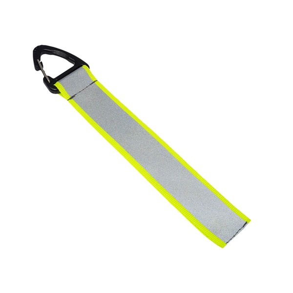 Obrázky: Reflexný prívesok s karabínou, strieborná, Obrázok 3