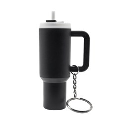 Obrázky: Prívesok na kľúče- termohrnček, čierna