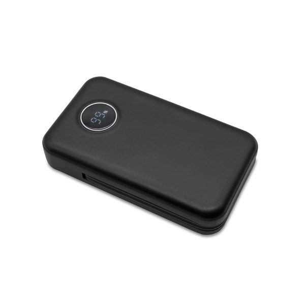 Obrázky: Powerbanka 10 000 mAh s rýchlonabíjaním, čierna, Obrázok 3
