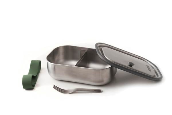 Obrázky: Veľká nerez.nádoba na potraviny Black+Blum,zelená, Obrázok 4