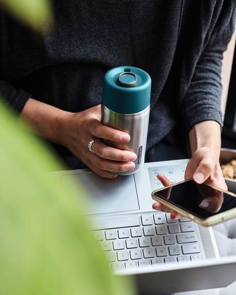 Obrázky: Nerez termohrnček Black+Blum, 340 ml, tyrkysový, Obrázok 6