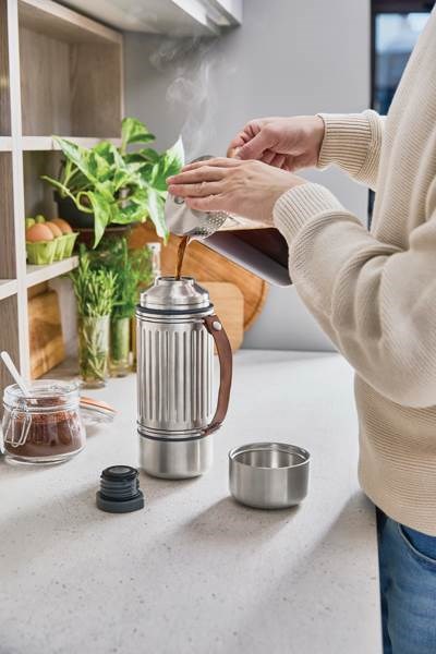 Obrázky: Black+Blum 1L Explorer Duo termoska, sivá, Obrázok 10