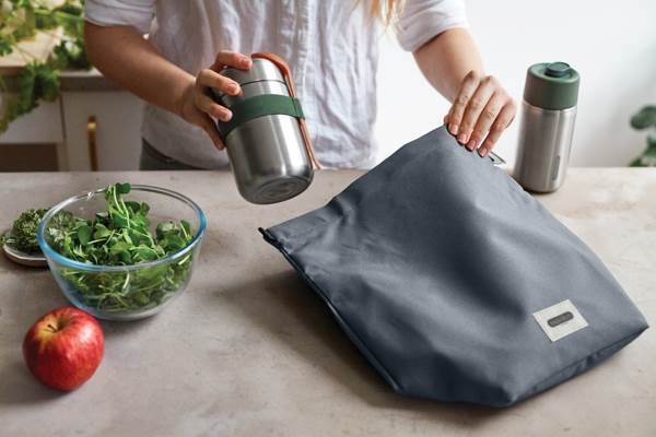 Obrázky: Black+Blum 6,7L izolovaná taška na obed, sivá, Obrázok 19