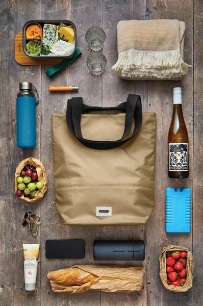 Obrázky: Black+Blum 16 l izolovaná/chladiaca taška, béžová, Obrázok 25