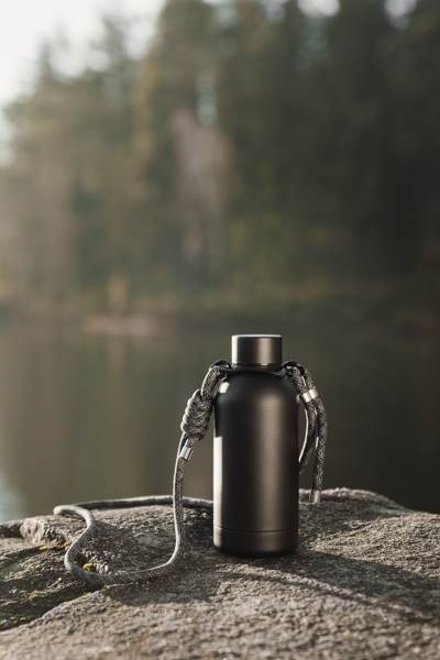 Obrázky: VINGA fľaša z nehrdzav.ocele od RCS, 400 ml,čierna, Obrázok 5