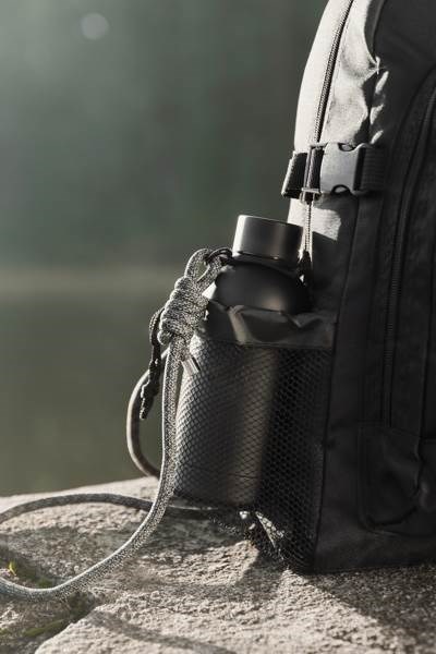 Obrázky: VINGA fľaša z nehrdzav.ocele od RCS, 400 ml,čierna, Obrázok 6