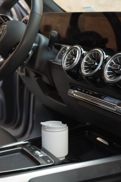 Obrázky: Termoska 350 ml, recyklovaná nerezová oceľ, biela, Obrázok 8