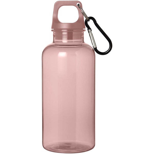 Obrázky: Ružová fľaša 400ml s karabínou z RCS plastu, Obrázok 3