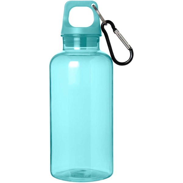 Obrázky: Tyrkysová fľaša 400ml s karabínou z RCS plastu, Obrázok 3