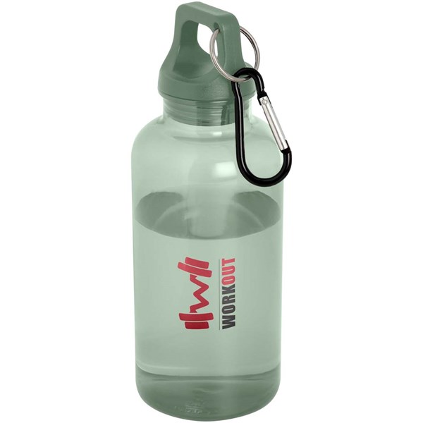Obrázky: Tm. zelená fľaša 400ml s karabínou z RCS plastu, Obrázok 5