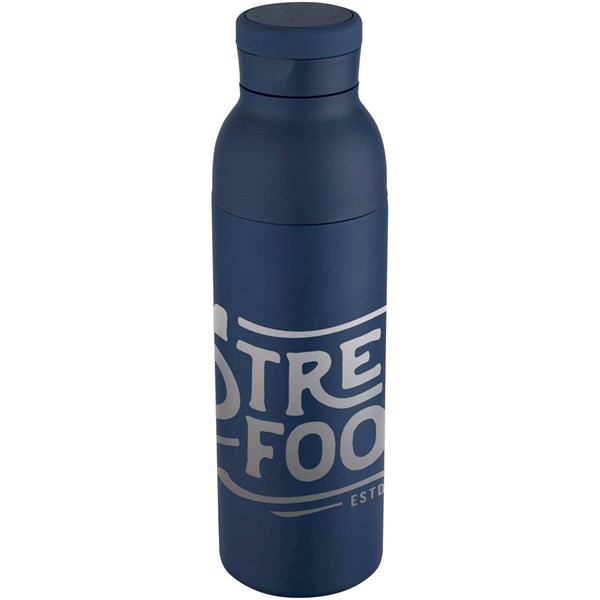 Obrázky: Nerez RCS fľaša 650ml, vákuová izolácia, tm. modrá, Obrázok 5