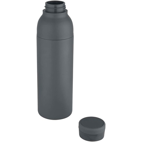 Obrázky: Nerez RCS fľaša 650ml, vákuová izolácia, šedá, Obrázok 2