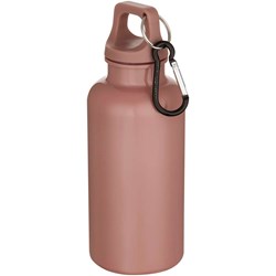 Obrázky: Plastová RCS fľaša 400ml s karabínou, staroružová