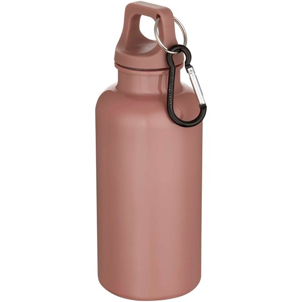 Obrázky: Plastová RCS fľaša 400ml s karabínou, staroružová