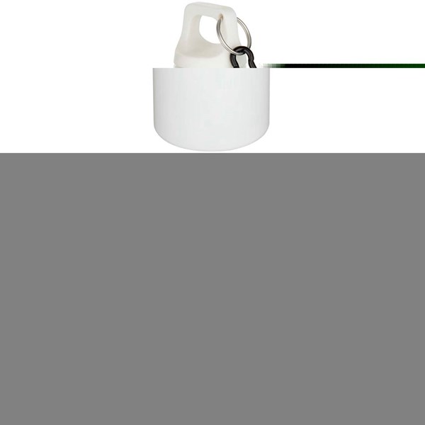 Obrázky: Fľaša 750ml,recykl. RCS plast, karabína, biela