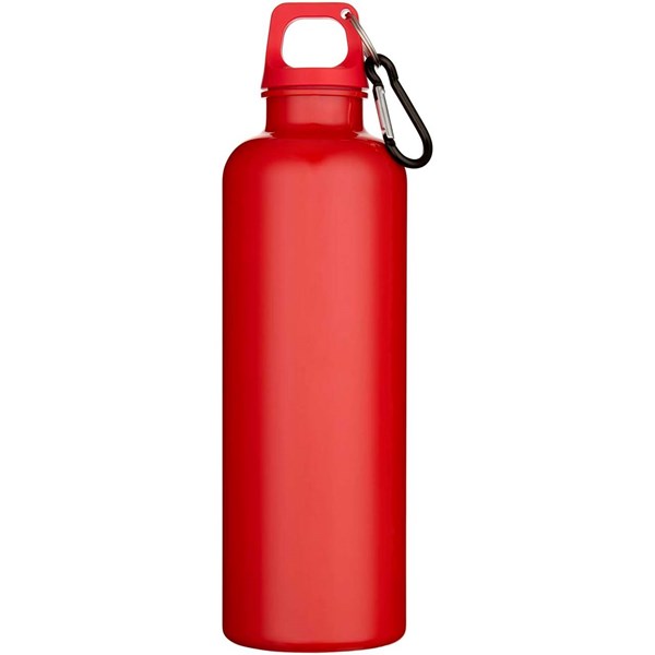 Obrázky: Fľaša 750ml,recykl. RCS plast, karabína, červená, Obrázok 3
