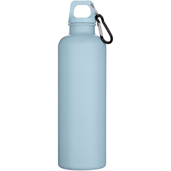 Obrázky: Fľaša 750ml,recykl. RCS plast, karabína, sv. modrá, Obrázok 3