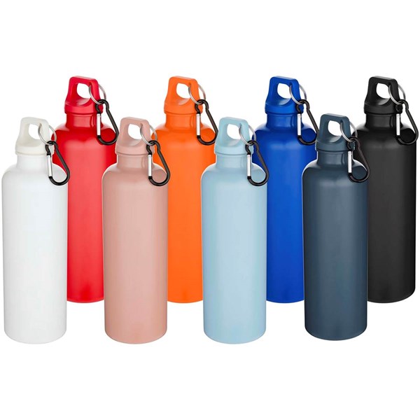 Obrázky: Fľaša 750ml,recykl. RCS plast, karabína, sv. modrá, Obrázok 4